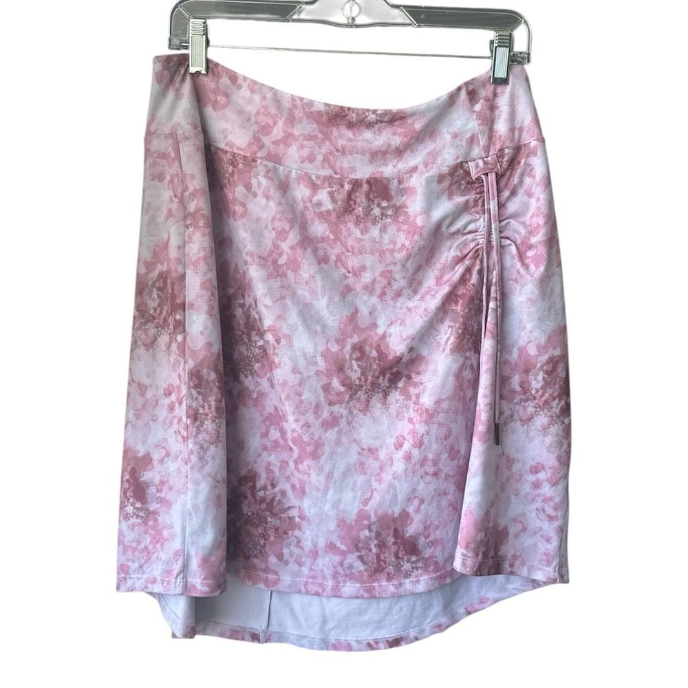 Kyodan Floral Pink and White Skirt Size L